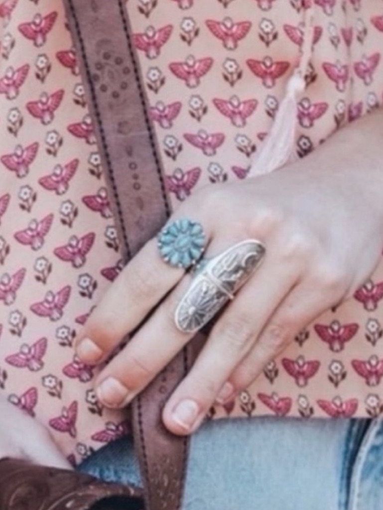 Rare Vintage Spell & The Gypsy Collective Sunrise Sunset Sterling Silver Ring